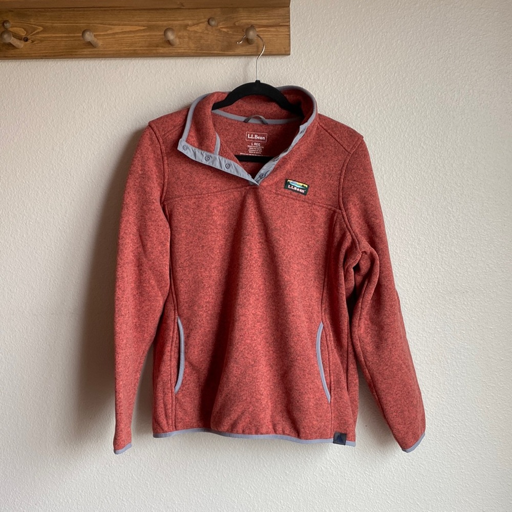 LL Bean Sweater Fleece Pullover